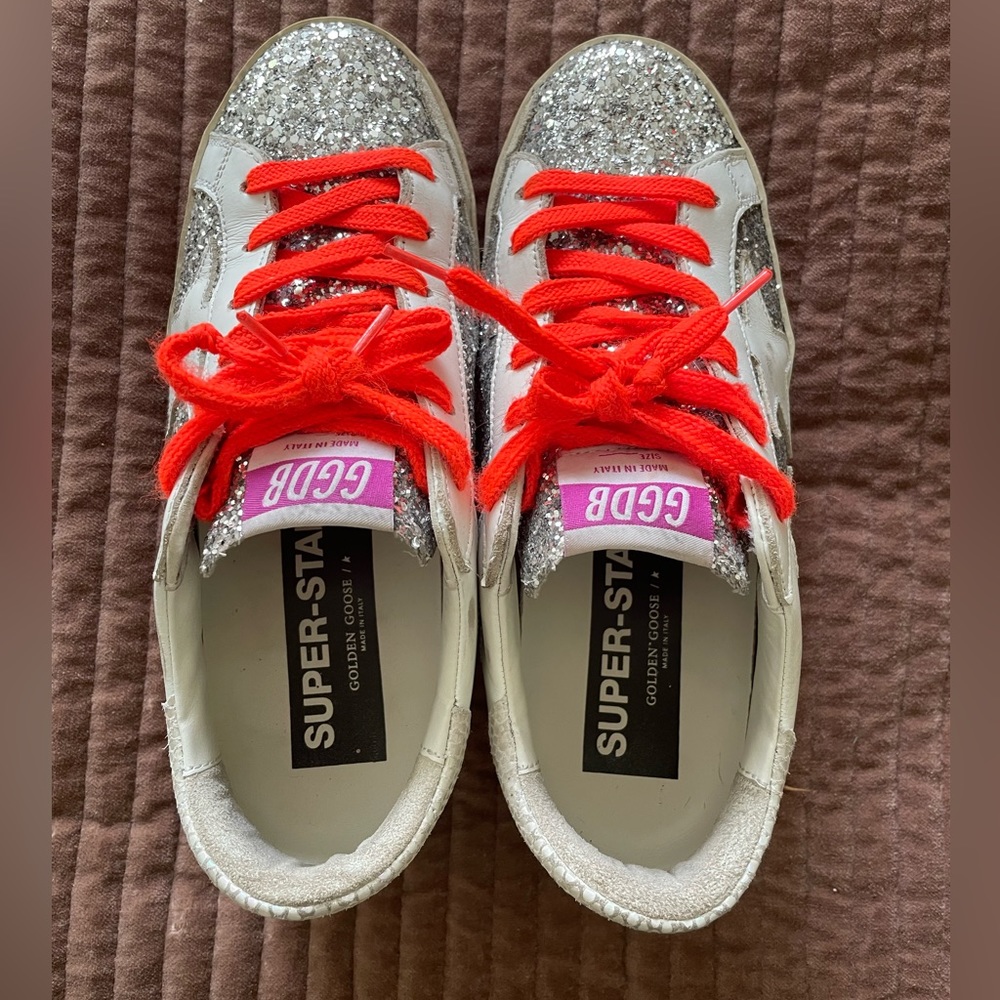 COPY - Golden Goose Super-star sparkle sneakers